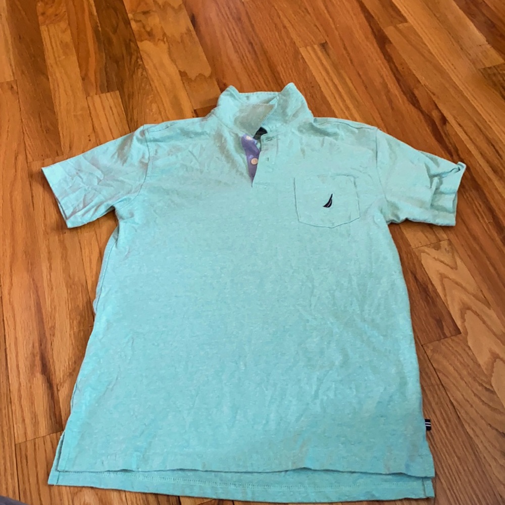 EUC Nautica Green Teal Nautica Tee